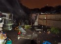 Laubenbrand Koeln Gremberg Roddergasse P46